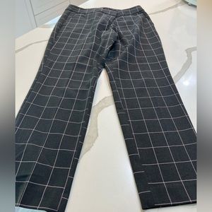 Loft Size 10 Grey and Lilac Ankle Pants